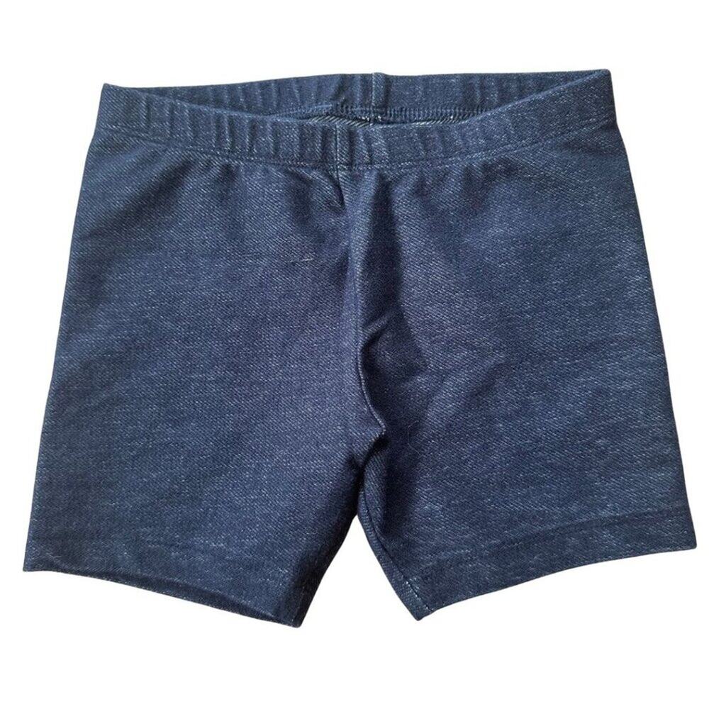 Old Navy Short Biker Short Blue Denim 5T - Picture 2 of 6